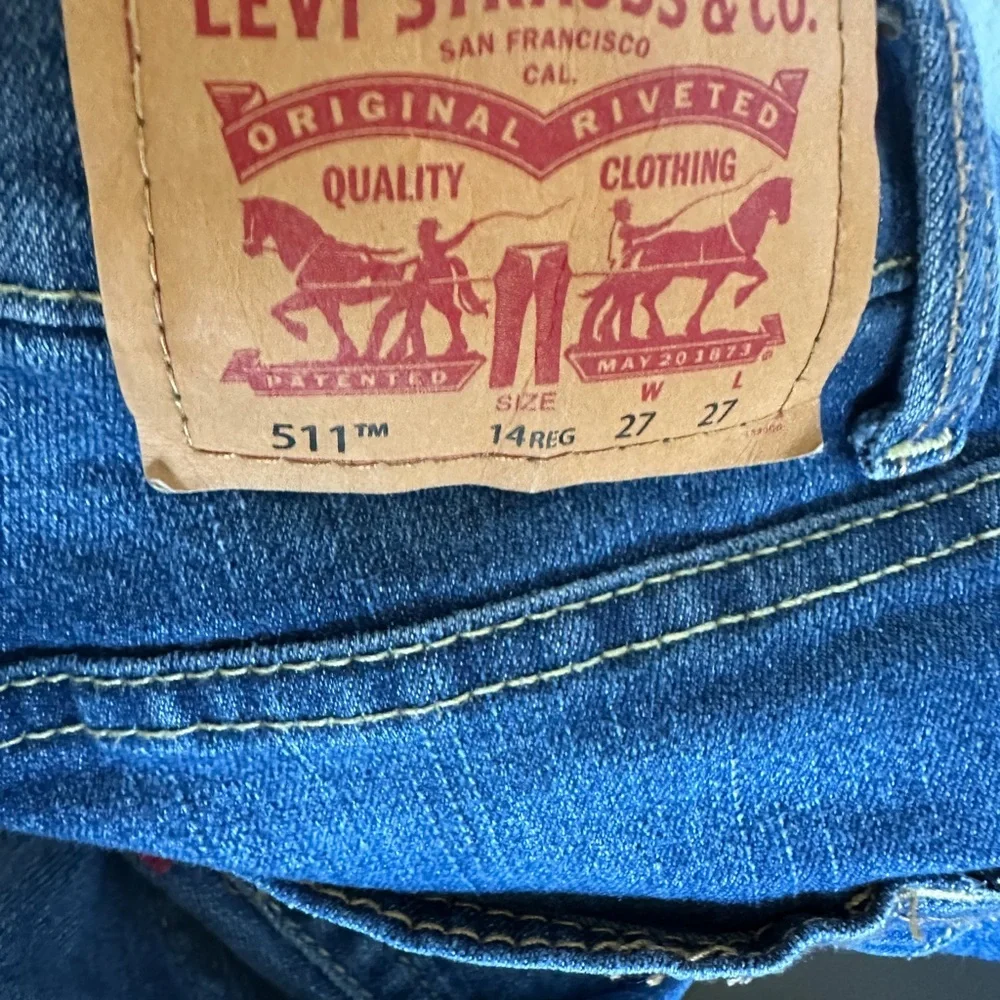 Levi's Blue Straight Jeans with Classic Style